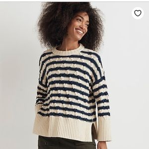 NWT - Madewell Cable Twist Sweater